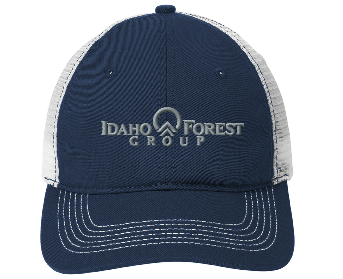 DT607 - District Mesh Back Cap - Idaho Forest Group - Restock Store - Embroidery - #29726