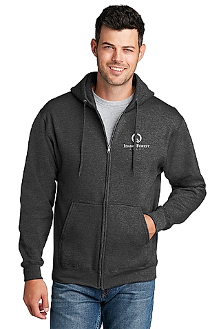 PC78ZH - Port & Company - Core Fleece Full-Zip Hooded Sweatshirt - Idaho Forest Group - Logowear Store - Transfer Screen Print - #29726